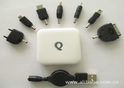 Q-POWER-iPhone 3GS移动电源FC6 备用电源 后备电源 1700