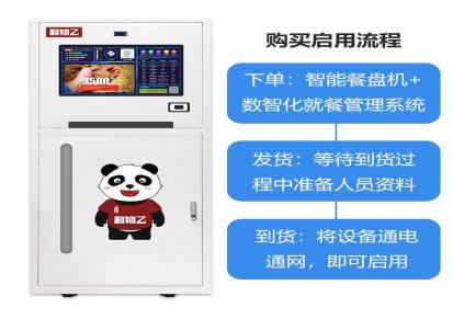 单位职工食堂专用智能发盘机 Li-CP80适用于自助餐无接触取餐盘