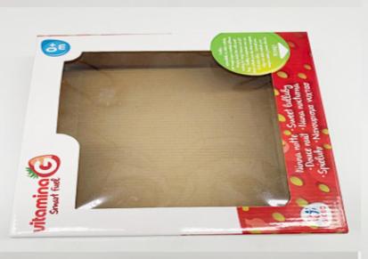 源头厂家直销定制瓦楞吸塑窗口盒开窗纸盒水果包装盒玩具盒