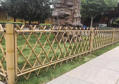 翠绿仿竹篱笆竹节围栏 仿竹护栏网冠耀丝网品种齐全