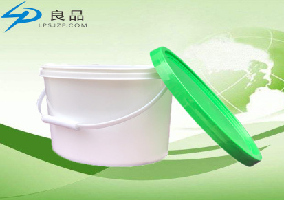 东莞良品塑胶现货10升椭圆桶10公斤塑料堆码桶 化工食品塑料桶定制