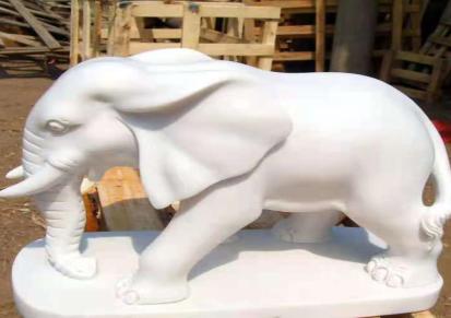 大小型动物石雕 正直动物石雕 厂家价格实惠 汉白玉石狮子定制