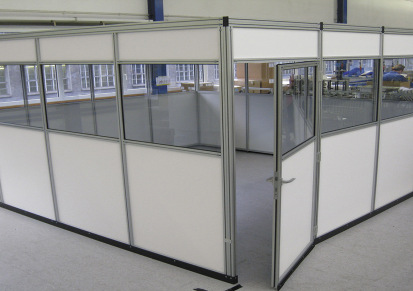 奥诺赛得 阳光房实验室 遮阳铝型材框架 铝合金框架 阳光房车间隔断实验室