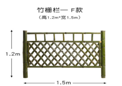 竹篱笆定制-竹墙销售-竹长廊价格-竹廊架