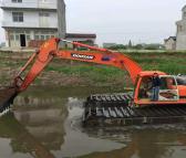 湿地勾机出租 大沙宏伟 水陆挖掘机清淤工程机械改装