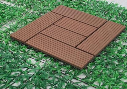 军森定制木塑地板 复合户外地板 防腐木红樱桃塑木地板厂家
