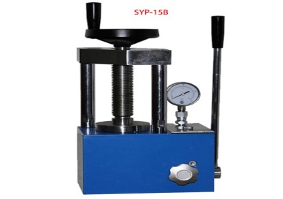 新诺手动粉末压片机 型号：SYP-15A小型实验室压片机 压力0~15吨