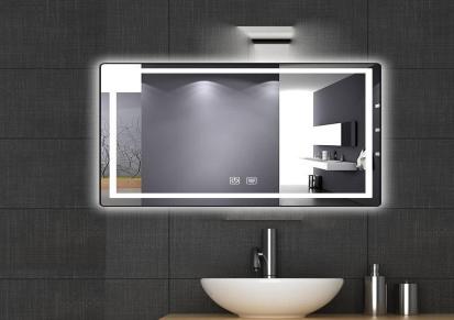 虹维欧式智能led灯浴室镜卫浴镜壁挂蓝牙无框洗手间镜子