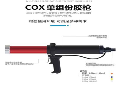 英国COX气动打胶枪玻璃胶结构胶枪原装进口