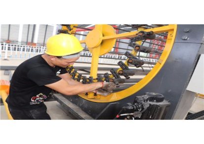 立式钢筋笼滚焊机使用说明 中济鲁源 数控钢筋笼滚焊机型号规格