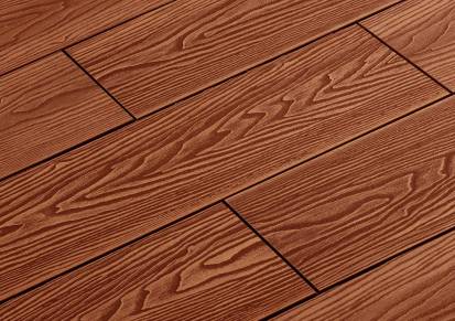 防滑木塑深压纹地板146mmx24mm塑木板一次热成型适合户外复合地板使用