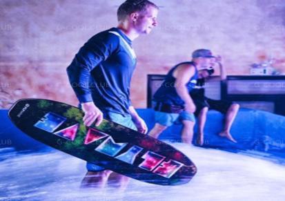 夏日海边冲浪派对活动滑板冲浪设备搭建模拟冲浪节火热招募中