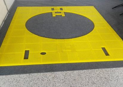 远博 供应 钻井平台用防滑板 黄色聚氨酯防滑垫 防滑板