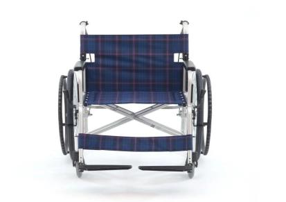 MIKI轮椅MPT-47JL大轮免充气折叠轻便残疾老人手动轮椅车