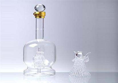 创意玻璃白酒瓶厂家生产异形酒瓶