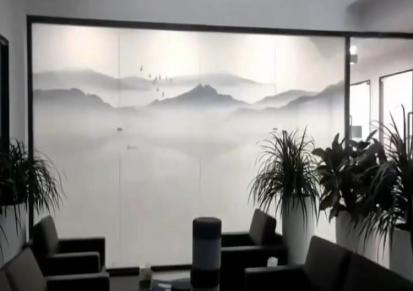 恒中天 调光玻璃 雾化投影玻璃 淋浴房会议室隔断 承接工程