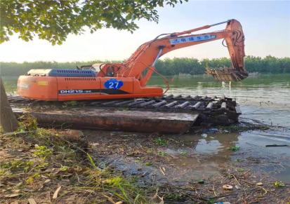 信阳水路挖掘机出租 湿地挖掘机供应