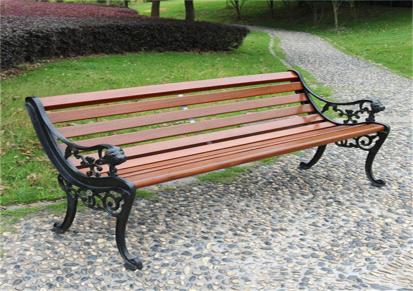 鑫安 户外不锈钢公园椅塑木公园椅室外休闲椅长期供应 尺寸可定制