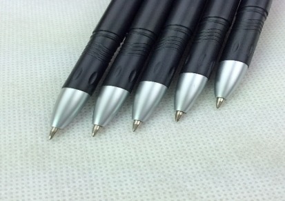 供应塑料签字广告中性笔黑色创意水性笔磨砂中性笔定制碳素笔供应