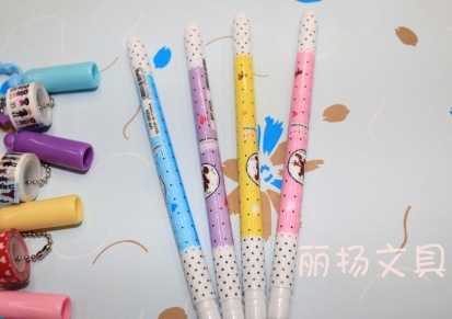 新款上市 韩国中性笔 米奇笔花样可爱小胶带中性笔 中性水笔批发