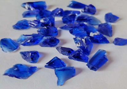 石家庄石粉 欢迎选购 蓝色玻璃砂颗粒 喷砂用玻璃砂 量大从优