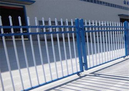 学校围墙专用锌钢护栏固腾园林景区围栏围墙锌钢护栏