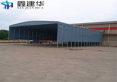 唐山路北区大型工厂（推拉悬空式仓库雨篷）能用多久布活动推拉棚规格表