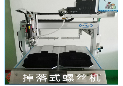 广州厂家供应双平台六轴掉落式螺丝机 全自动伺服式电机 控制电批自动螺丝机