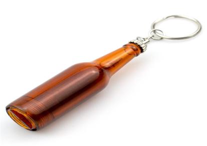钥匙扣链旅游纪念品 创意动漫钥匙扣玲之珑 酒瓶