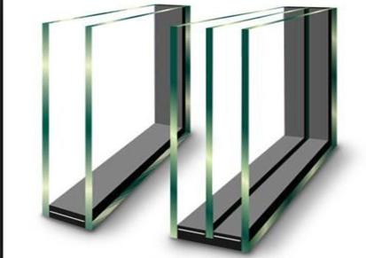 广业玻璃厂家直供双层中空玻璃Low-E钢化玻璃隔热隔音幕墙玻璃加工定制