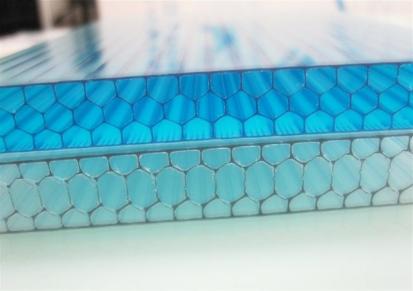 普特卡布隆 温室用8mm蜂窝板 pc耐高温采光板透光板