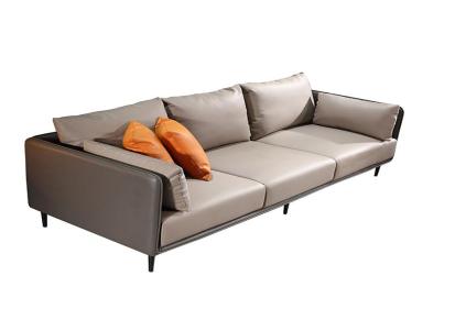 品立家具 极简现代风 休闲真皮沙发 双人沙发 可加工定制