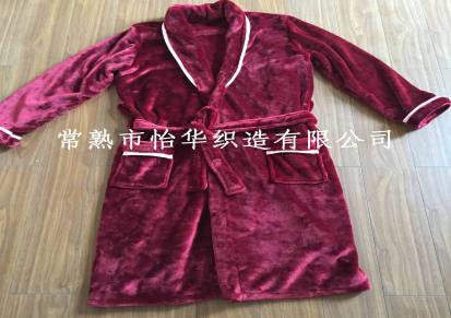 珊瑚绒浴袍 柔软舒适 美观保暖 厂家直销 一件起售