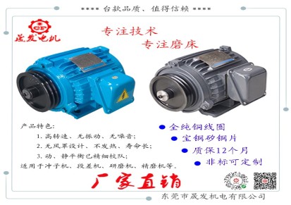 台湾款磨床电机冲子机电机工具磨床电机段差机电机