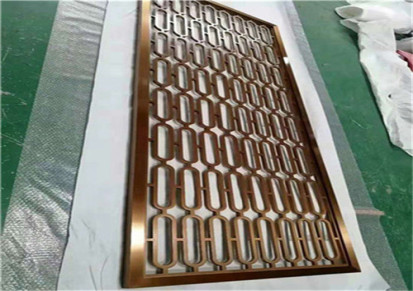 广州不锈钢屏风定制厂家 现代简约中式不锈钢屏风 价格实惠 推荐百镀