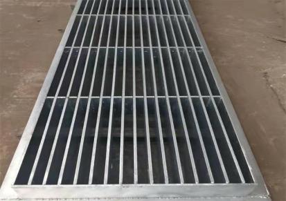 下水道水沟盖板Q235 焊接热钢格板 平台楼梯踏步 钢格栅板 兵合金属丝网