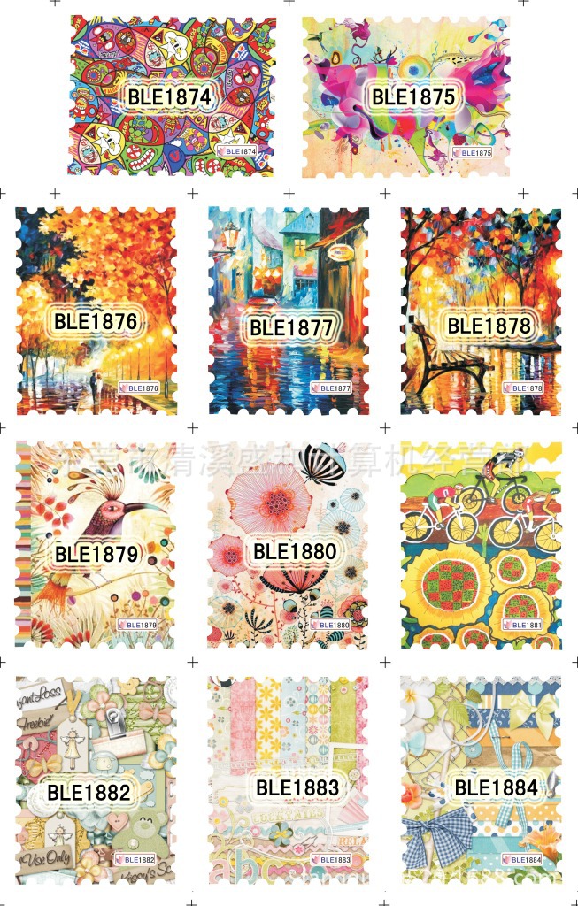 BLE1874-1884邮票