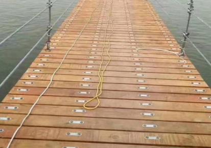 新乡国宏游乐 亲水木质吊桥设计建造 网目不变形 结实耐用