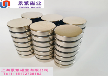 上海景繁磁材-圆形不带孔钕铁硼强磁-D10-5mm-吸铁石箱包玩具磁