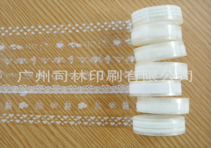 可爱小清新 透明防水蕾丝花边胶带10米小卷DIY装饰胶带