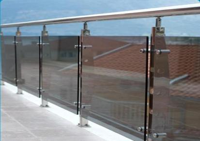 全国定制不锈钢玻璃栏杆厂家直销来图定做免费测量现场安装微之家护栏