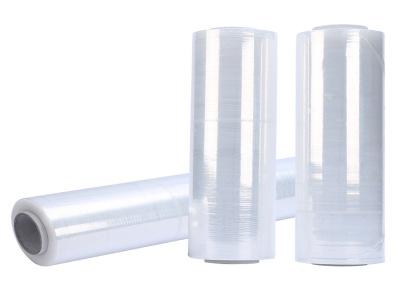 创亿包装 机用拉伸缠绕膜 PE工业保护保鲜膜 透明打包自粘塑料薄膜