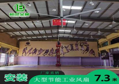 江苏柏灵工业大风扇大型车间厂房大吊扇7米节能大功率永磁电风扇