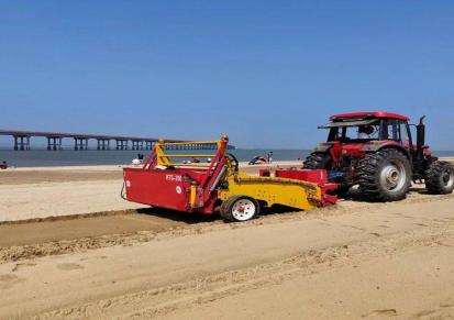 三呈沙滩清理机 高效清洁 沙滩清理车 省时省力 海滩清洁车