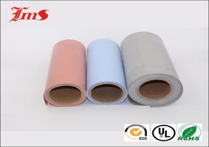 供应高导热绝缘硅胶布 耐高温粉红色矽胶布 600宽硅胶布卷材厂家