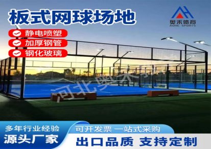 经典全景板式网球场板式网球场配套器材板式网球场生产安装厂家