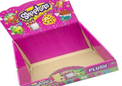 源头厂家定制瓦楞彩色摆放盒水果摆放盒玩具展示盒