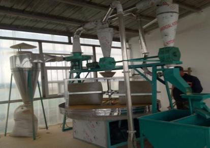 山东小麦石磨面粉机生产线山东金达制造