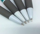厂家直销圆珠笔批发 塑料圆珠笔 简易广告笔 蓝色笔芯0.7MM油笔