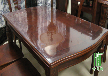 竹月阁 桌布 软玻璃 桌布 防水 免洗 透明 磨砂 餐桌垫